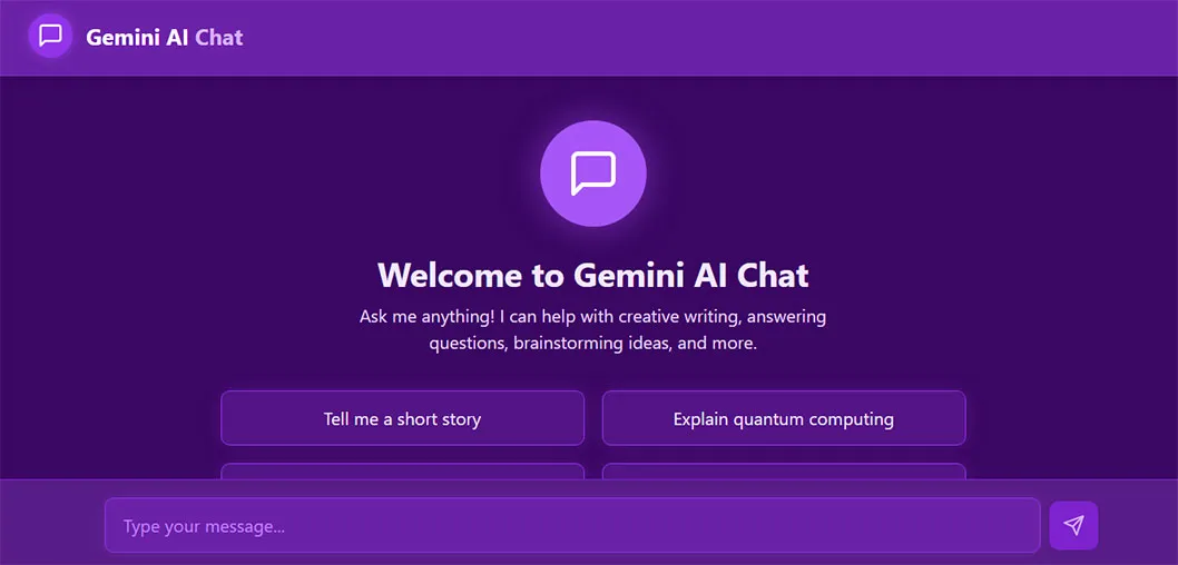 Chatbot Screenshot