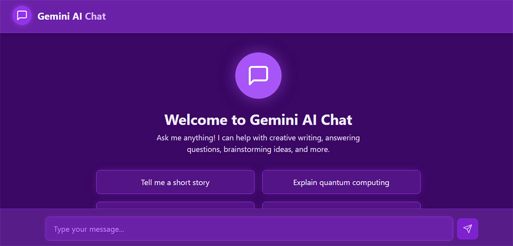 Chatbot Screenshot